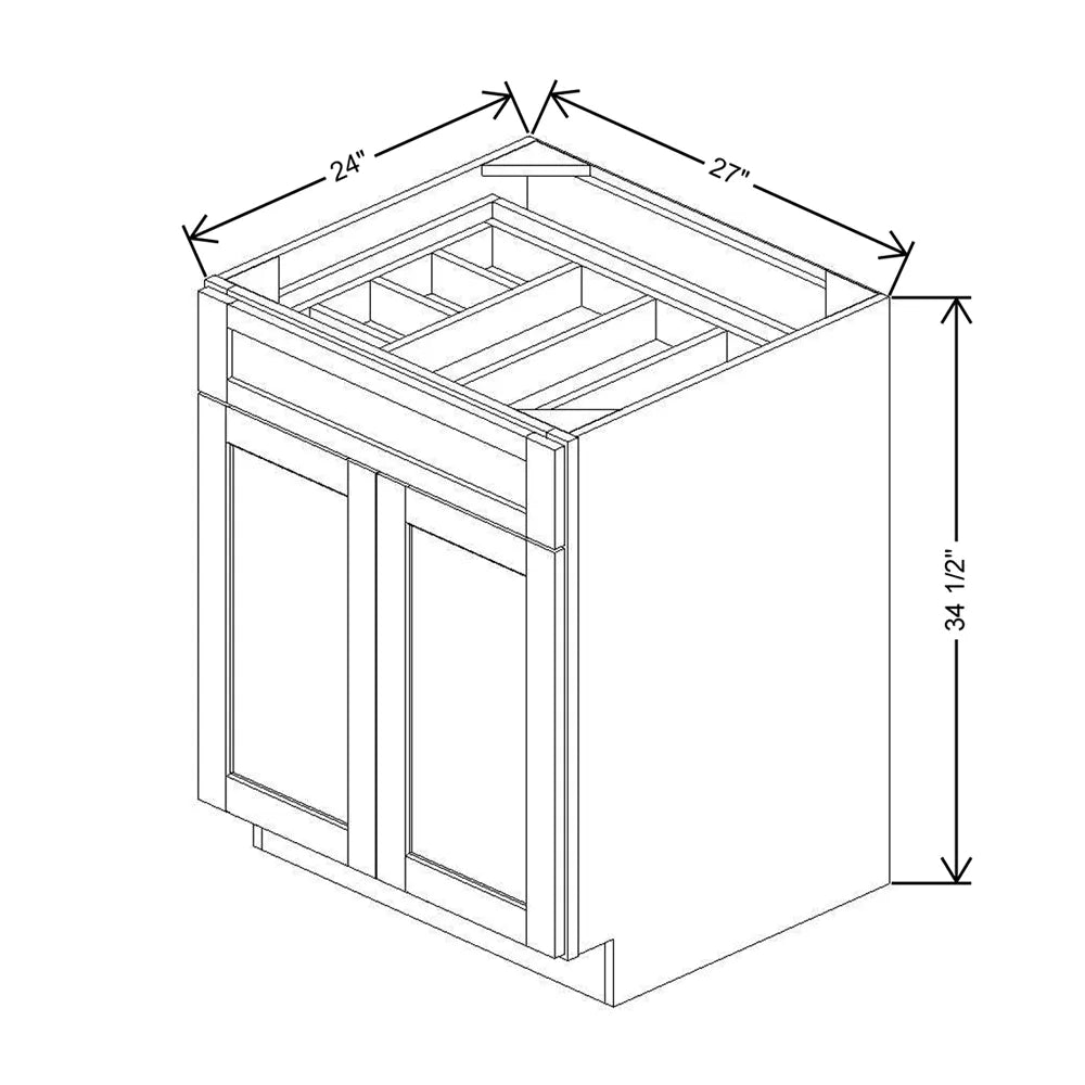 27" W CC2FWT Base Cabinet With F/I ADI