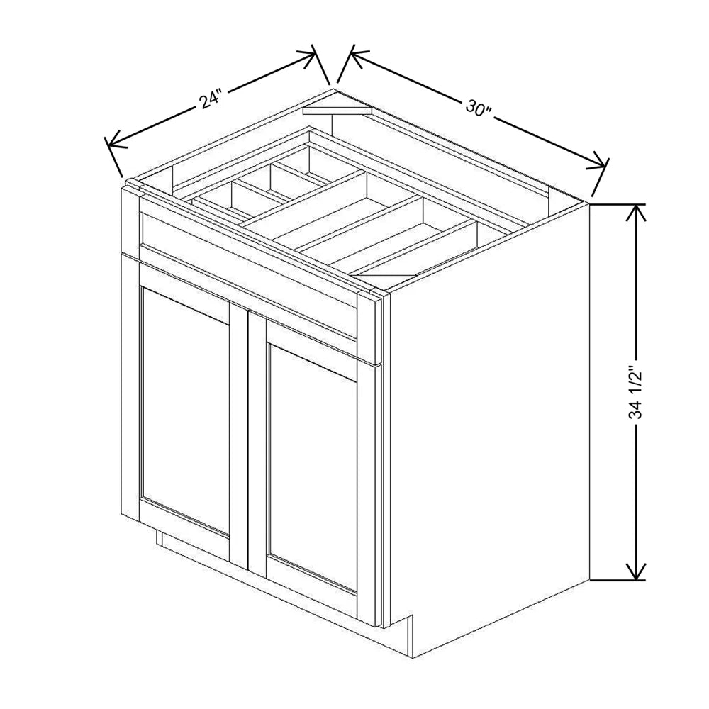 30" W Base Cabinet With F/I ADI