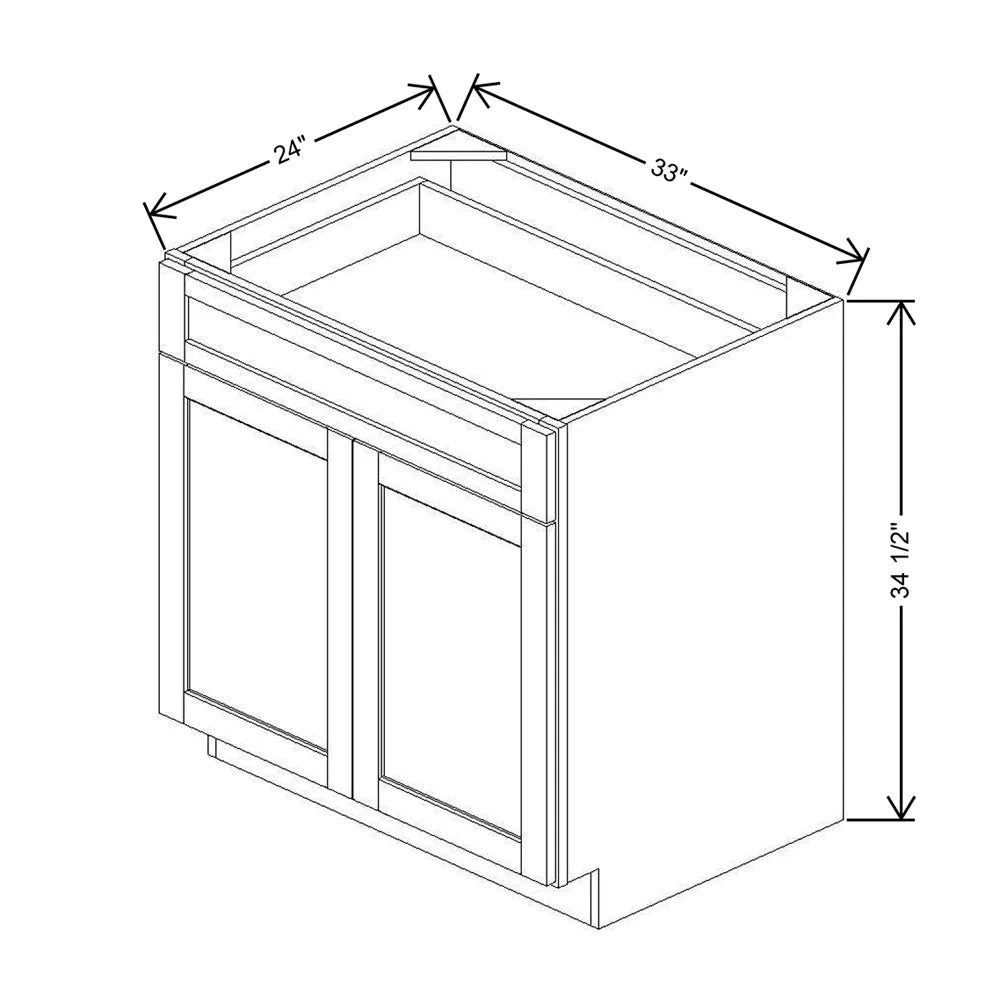 33" W Base Pot & Pan CushionClose Organizer
