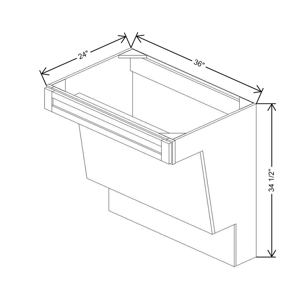 36" W Base Plumbing Skirt 36"