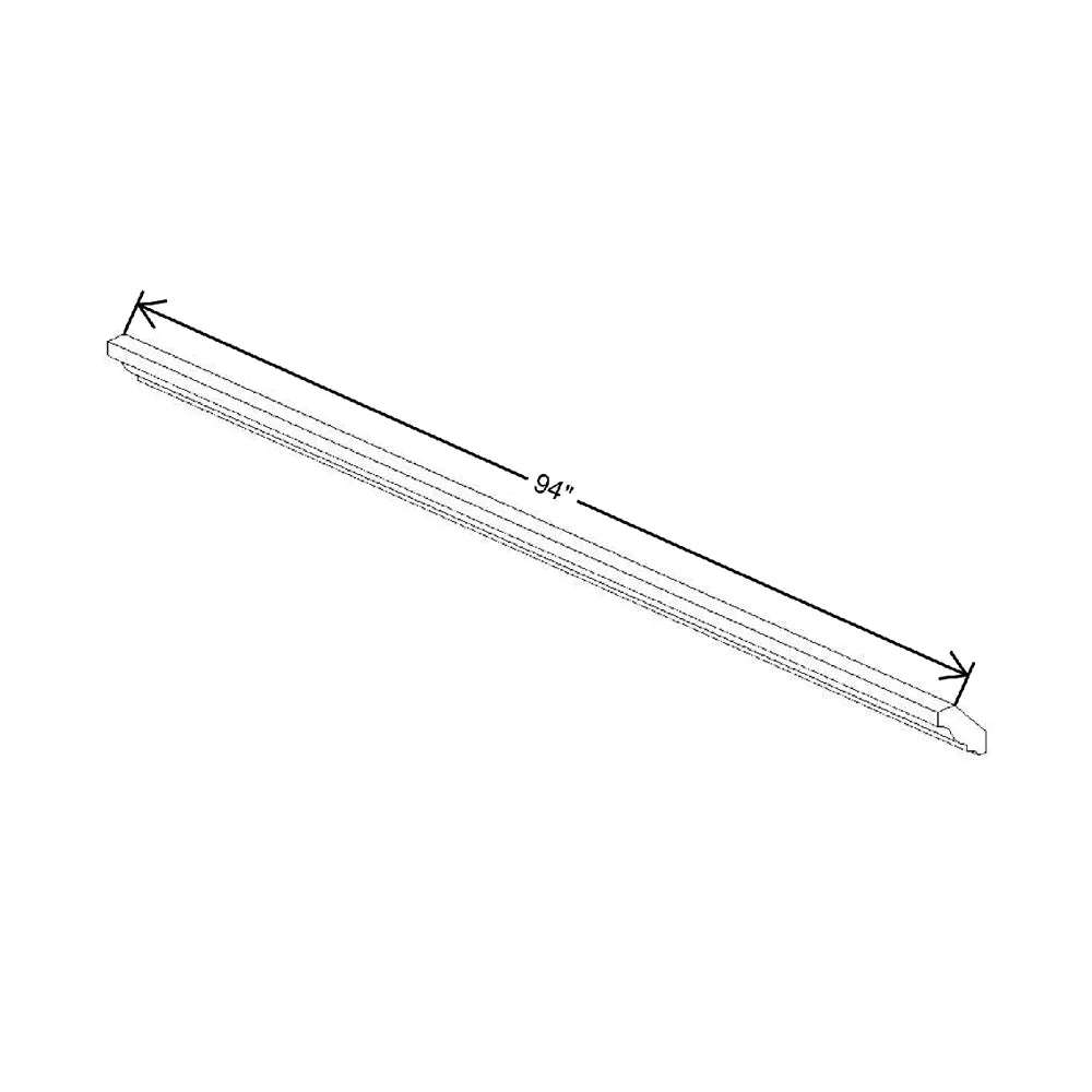 94" W X 1 3/4" H X 1 3/4" D Crown Molding