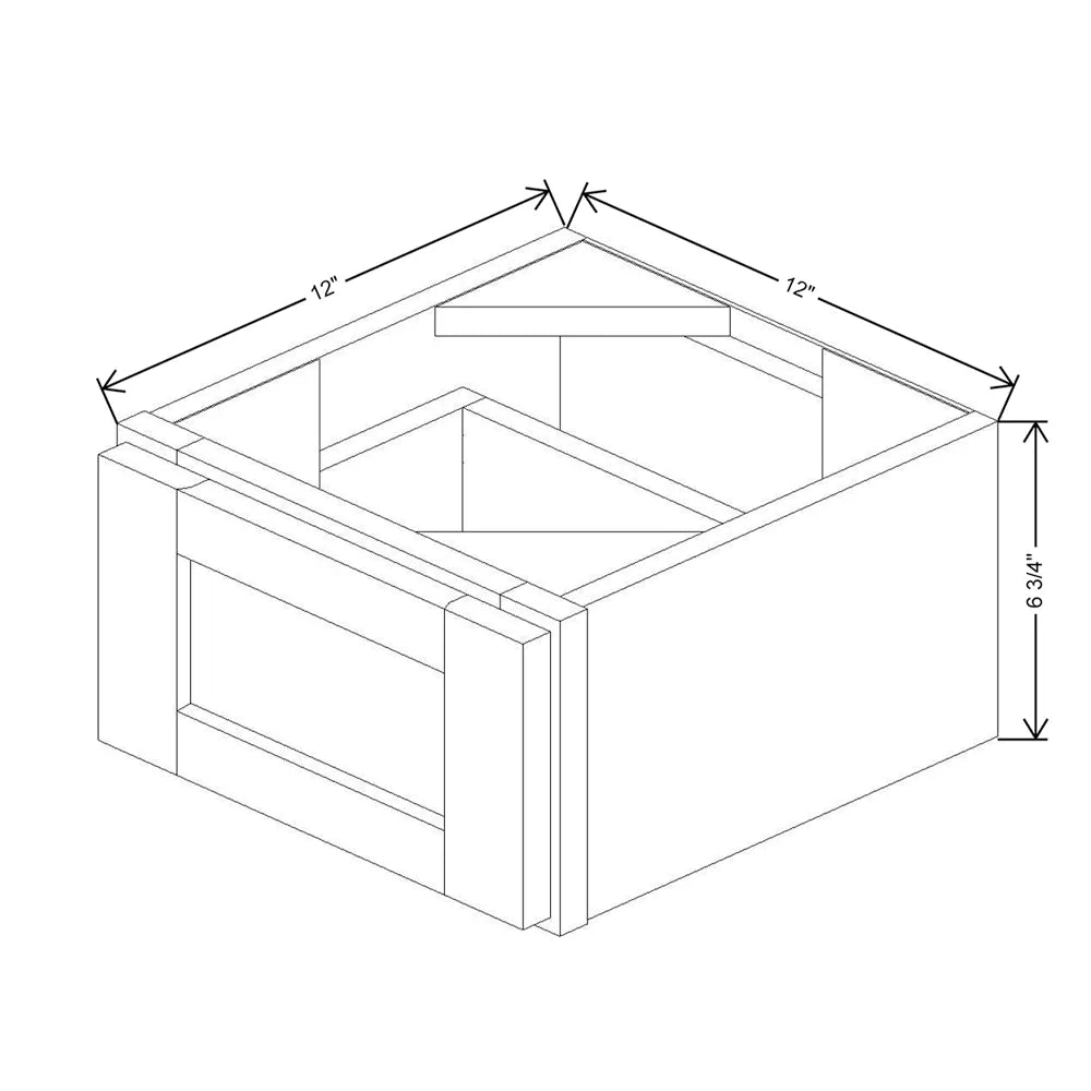 12" W X 6" H X 12" D Furniture Drawer