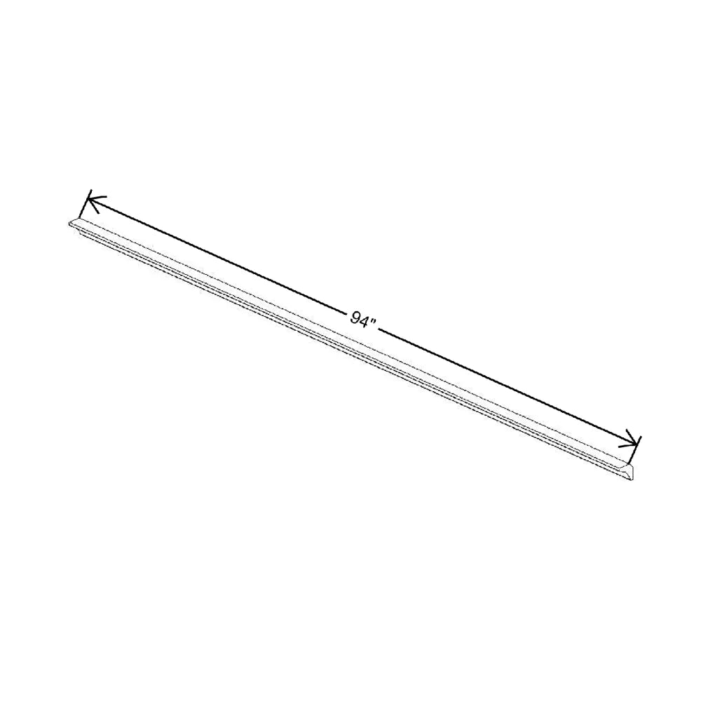 94" W X 3/4" H X 3/4" D Decorative Inside Corner Molding