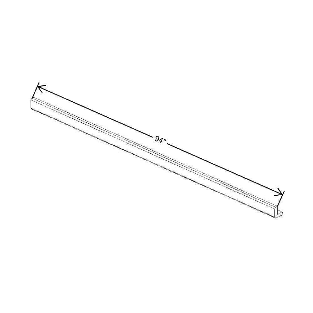94" W X 1 1/16" X 3/4" Shaker Accent Molding