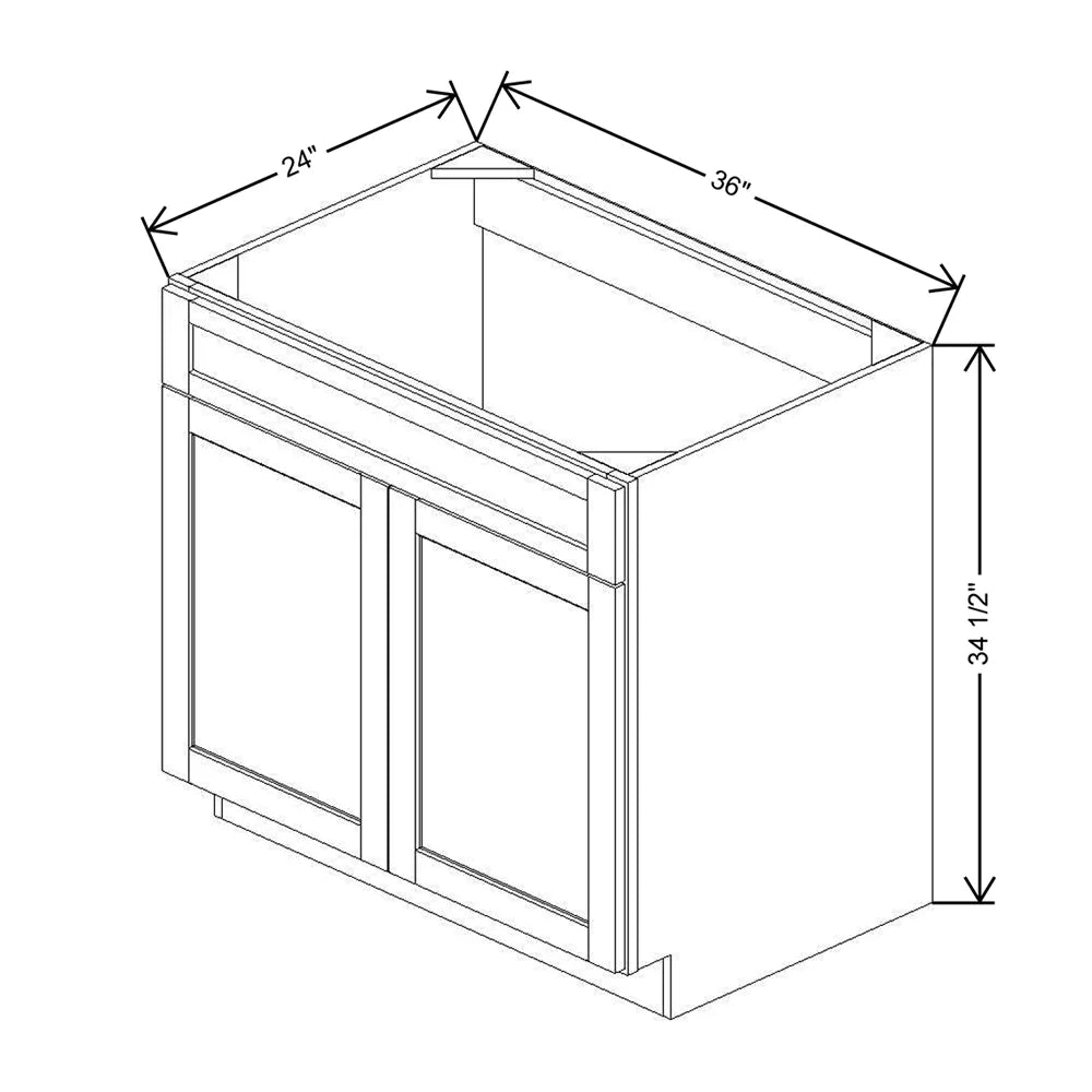 36" W Sink Base Multi-Storage Cabinet