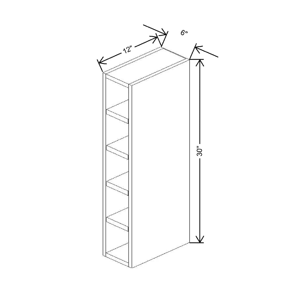 6" W X 30" H X 12" D Storage Cube {Vertical}