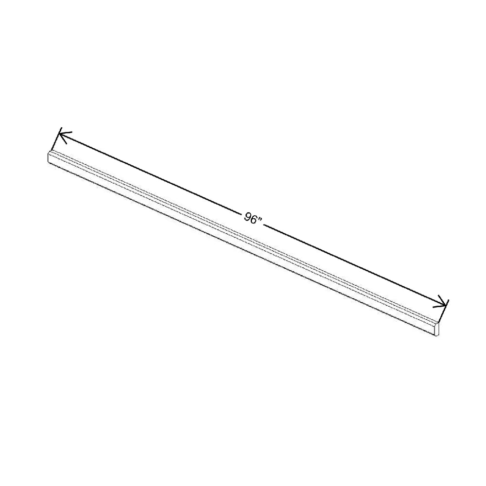 94" W X 3/4" H X 11/32" D Shaker Insert Molding