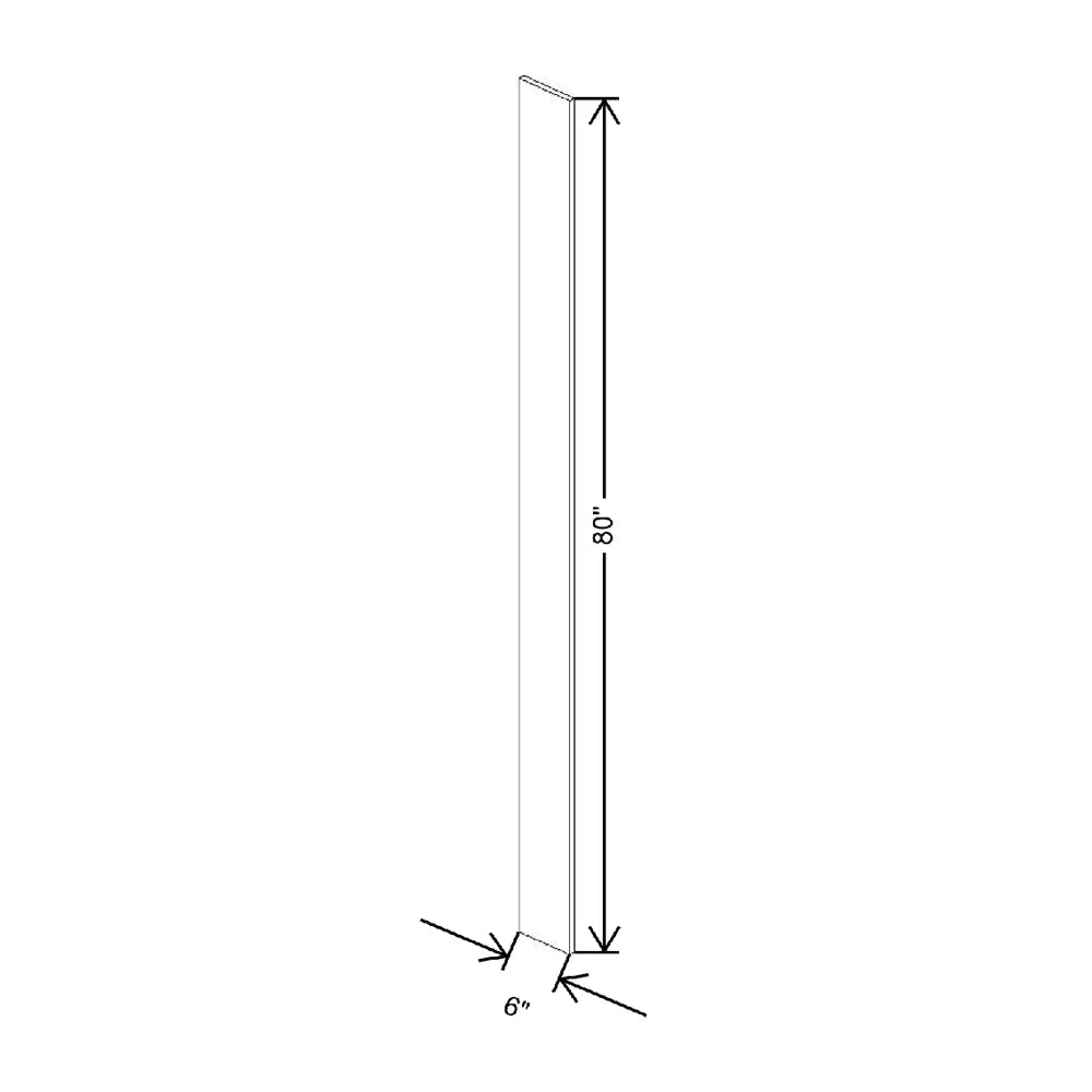 6" W X 80" H X 3/4" D Universal Filler