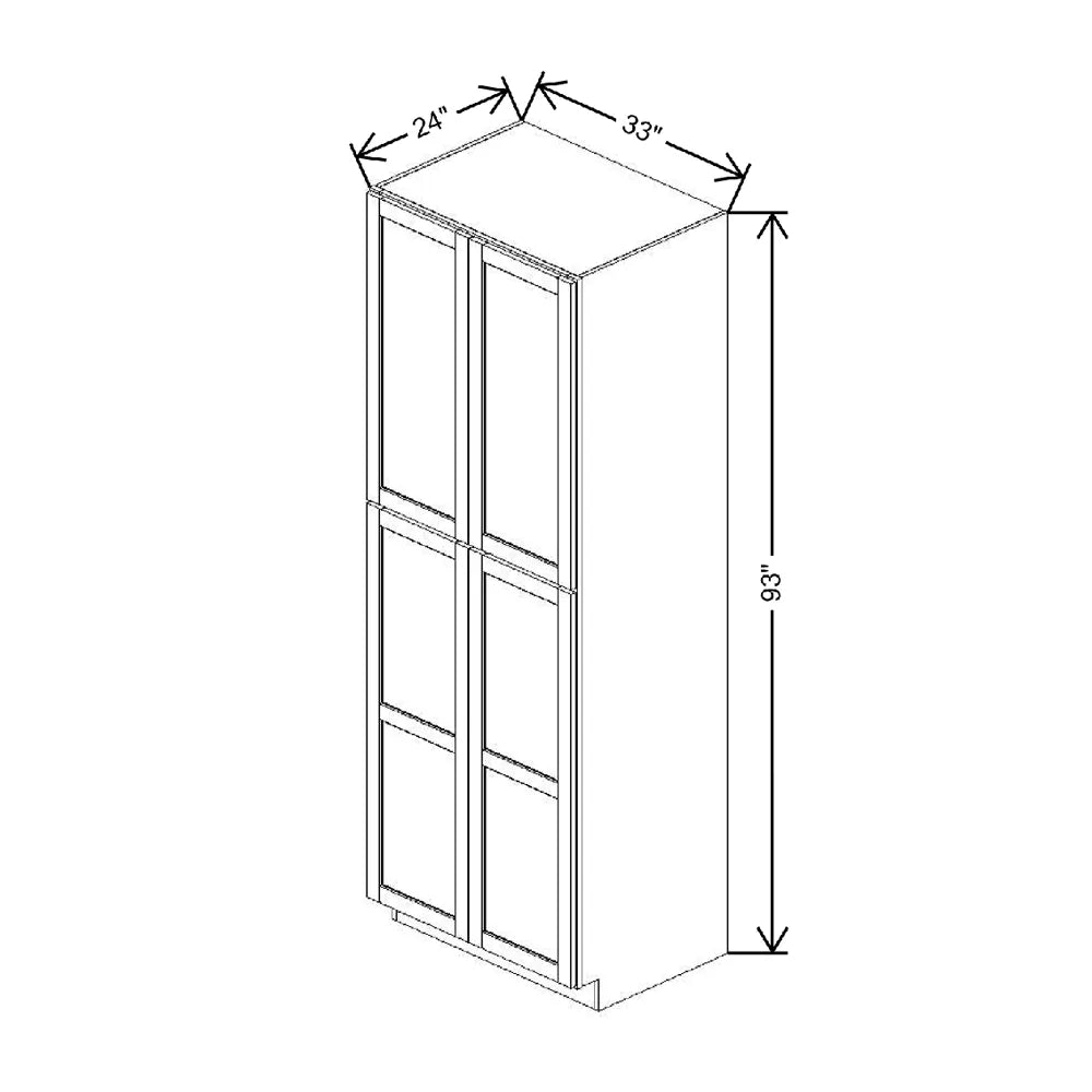 33" W X 93" H X 24" D Utility Cabinet With DROTCC