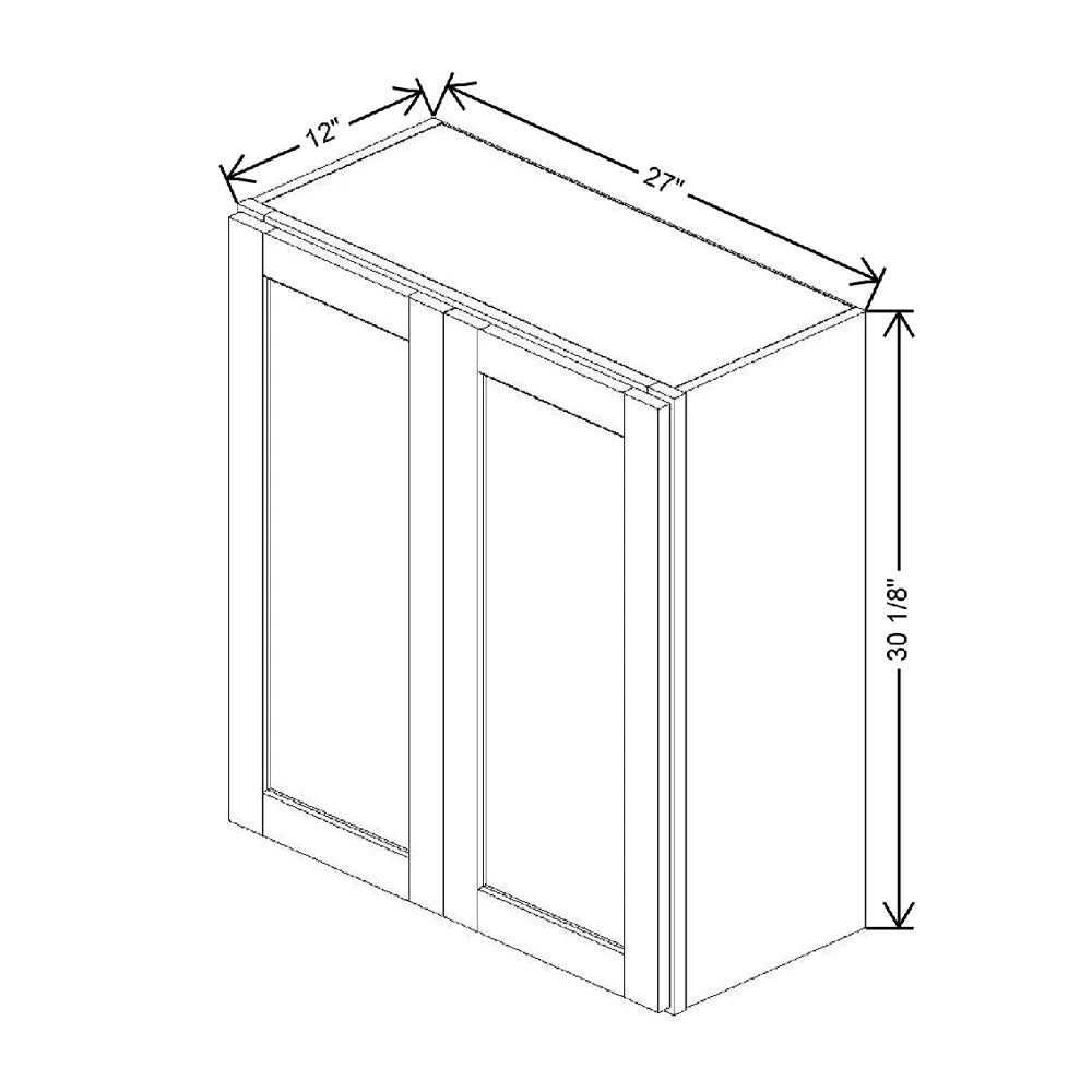 27" W X 30 1/8" H X 12" D Wall Cabinet