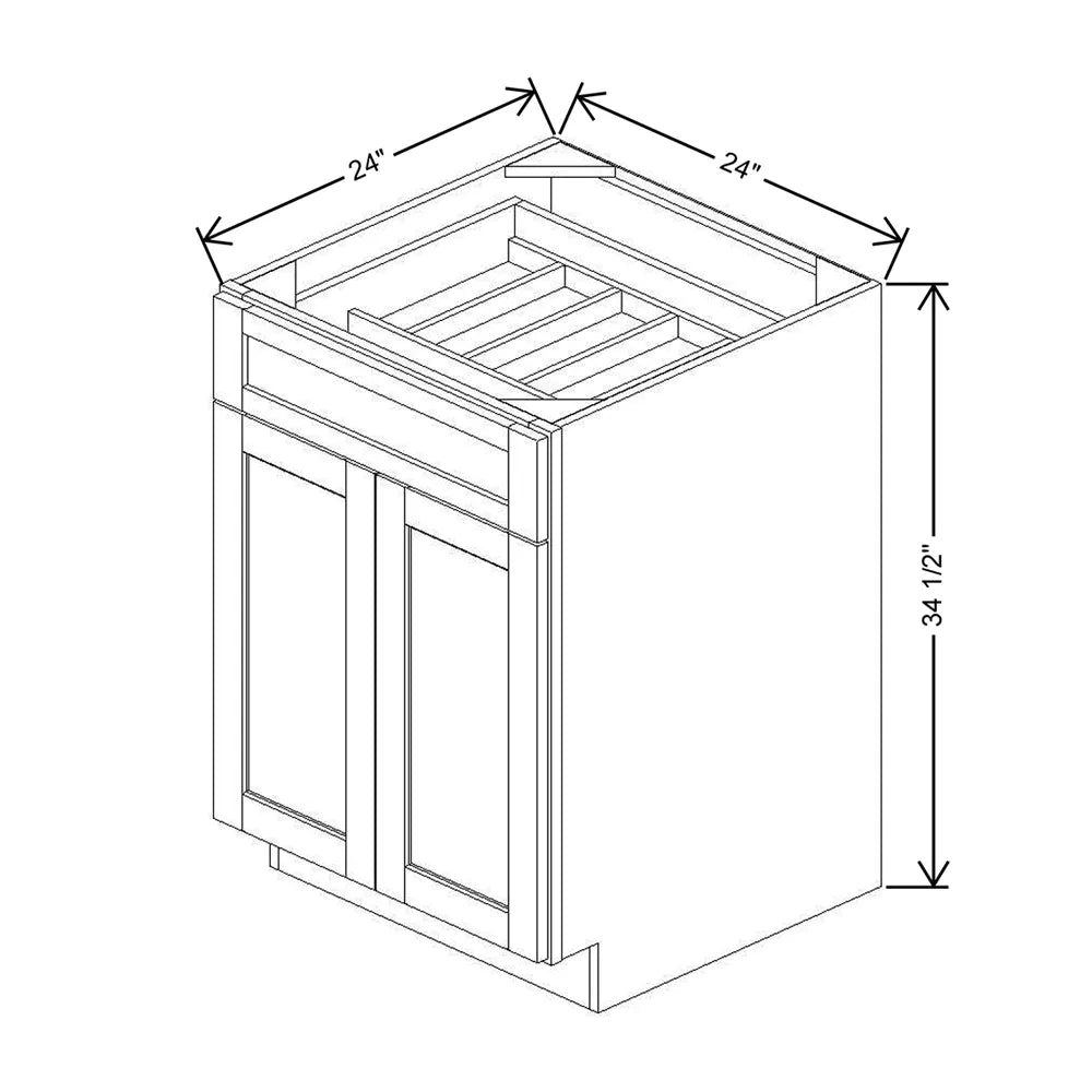 24" W Base Cabinet With F/I CDAK