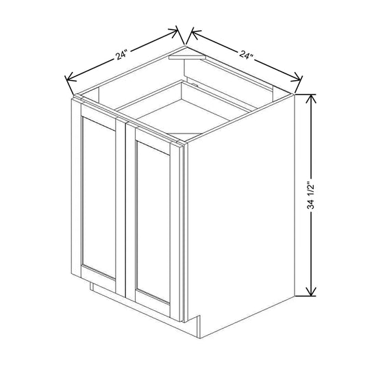 24" W Base Cabinet With Four DROTCC