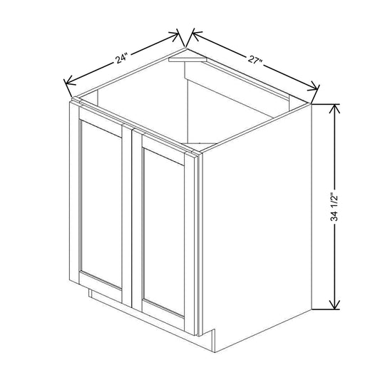 27" W Base Cabinet With Two DROTCC