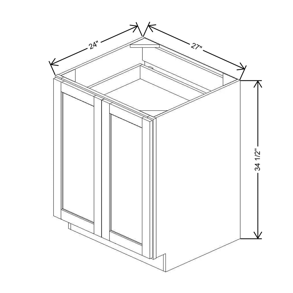 27" W Base Cabinet With Four DROTCC