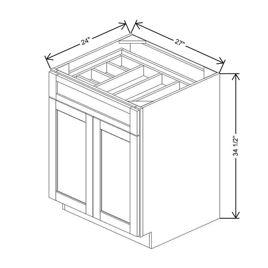 27" W CCFWT Base Cabinet With F/I ADI