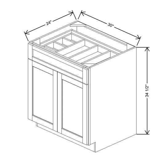 30" W Base Cabinet With F/I ADI