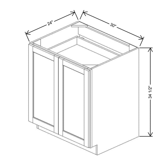 30" W Base Cabinet With Four DROTCC