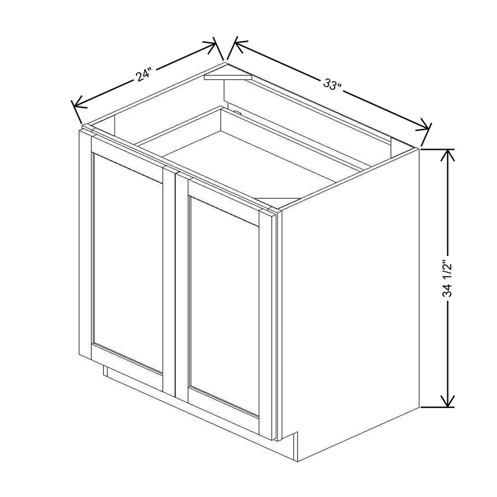 33" W Base Cabinet With Four DROTCC