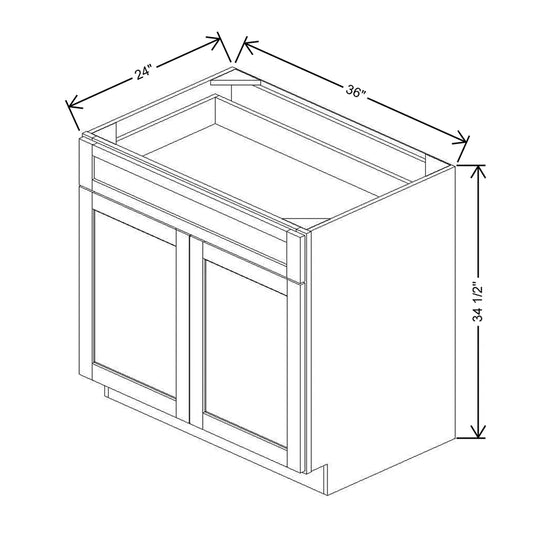36" W Base Pot & Pan CushionClose Organizer