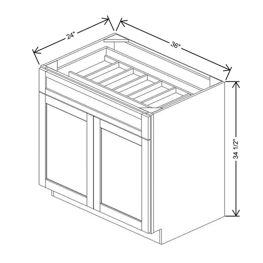 36" W Base Cabinet With F/I CDAK
