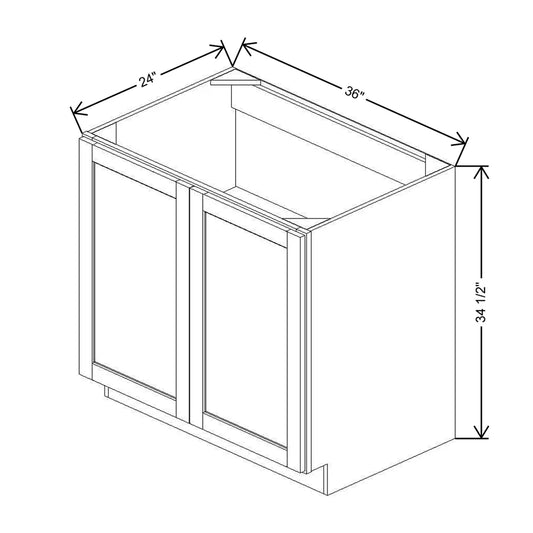 36" W Full Height Base Cabinet