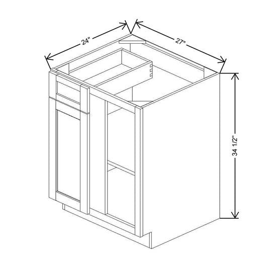 36" To 39" W Blind Corner Base {F}