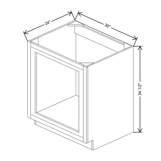 30" W Base Oven Cabinet