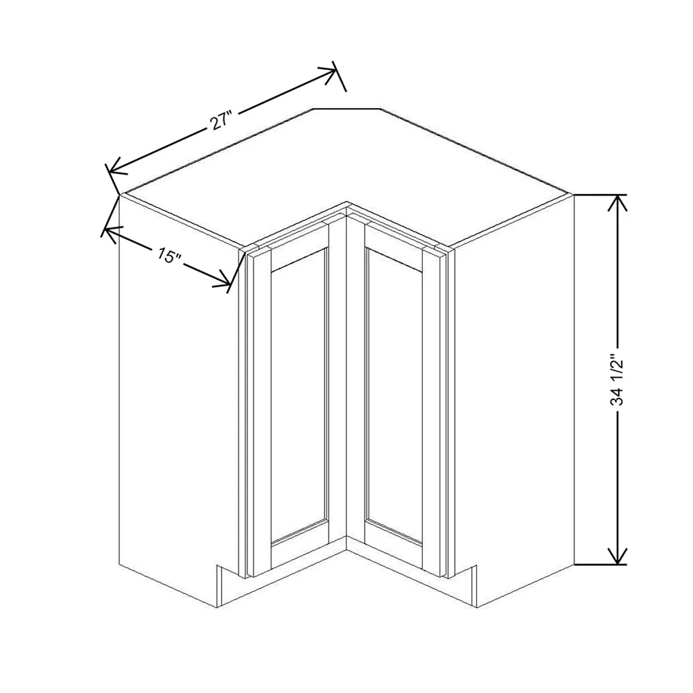 36" W Corner Base Carousel