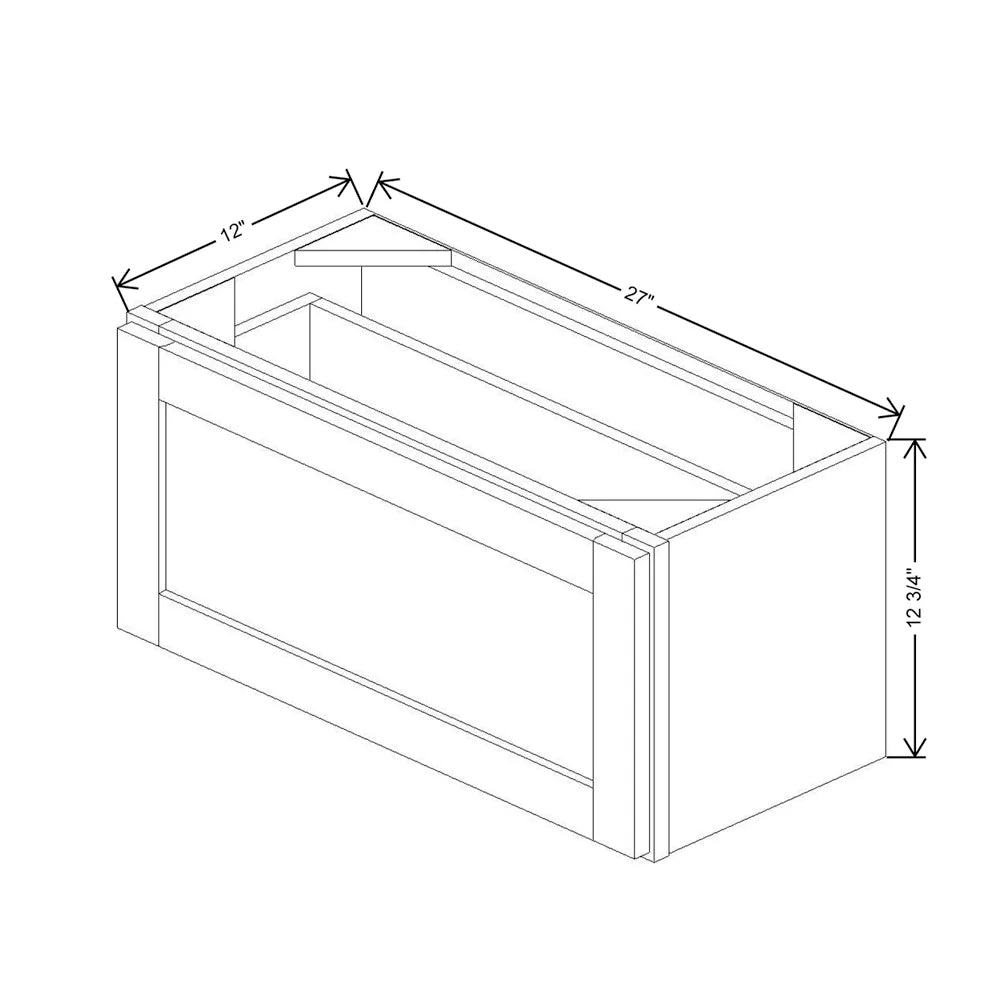 27" W X 12" H X 12" D Furniture Drawer