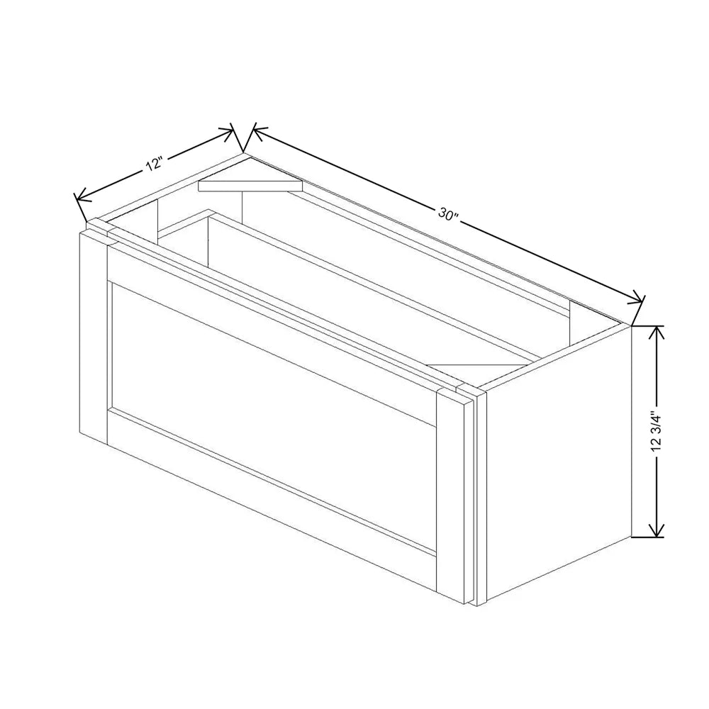 30" W X 12" H X 12" D Furniture Drawer