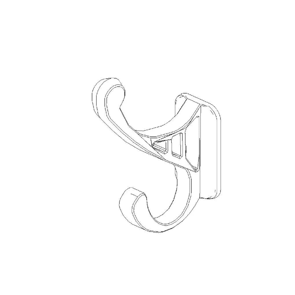 4" H X 3 1/8" D Verona Bronze Coat Hook