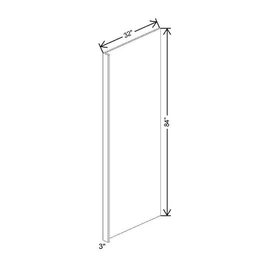 3" W X 84" H X 32" D Refrigerator Return