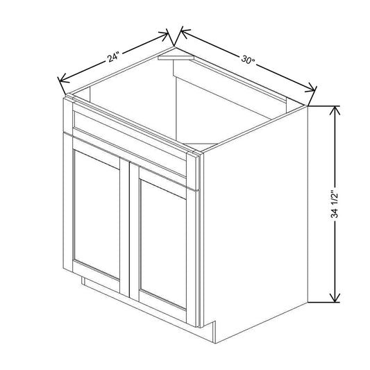 30" W Sink Base Multi-Storage Cabinet
