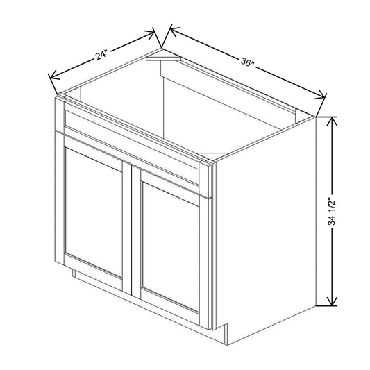 36" W Sink Base Multi-Storage Cabinet