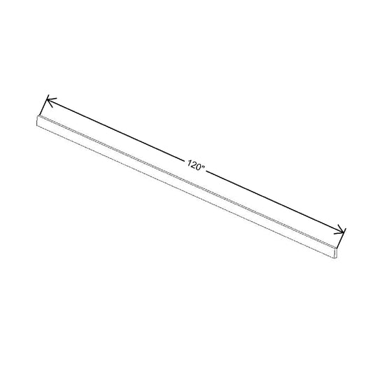 120" W X 3/4" H X 1/4" D Scribe Molding