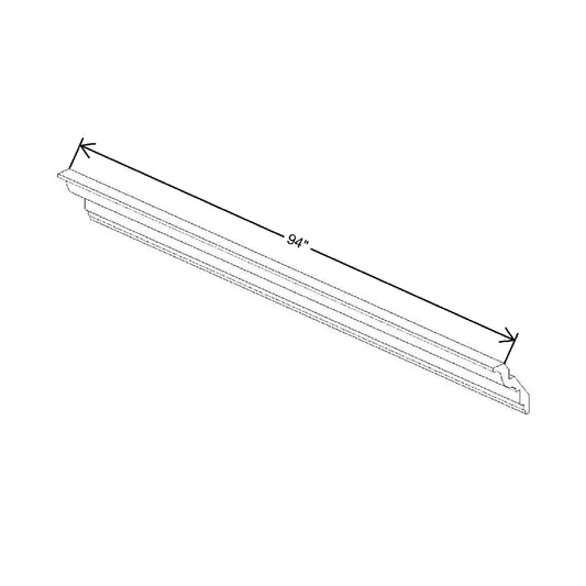 94" W X 3 5/16" H X 2 1/2" D Traditional Classic Crown Molding