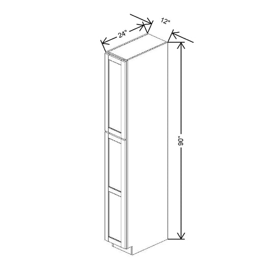 12" W X 90" H X 24" D Utility Cabinet With DROTCC