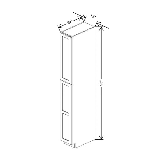 12" W X 93" H X 24" D Utility Cabinet With DROTCC