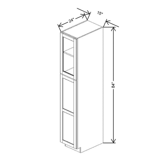 15" W X 84" H X 24" D Specialty Door Utility Cabinet With DROTCC