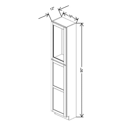 18" W X 90" H X 18" D Specialty Door Utility Cabinet