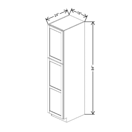 18" W X 84" H X 24" D Utility Cabinet With DROTCC