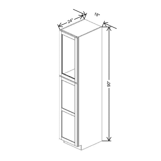 18" W X 90" H X 24" D Specialty Door Utility Cabinet