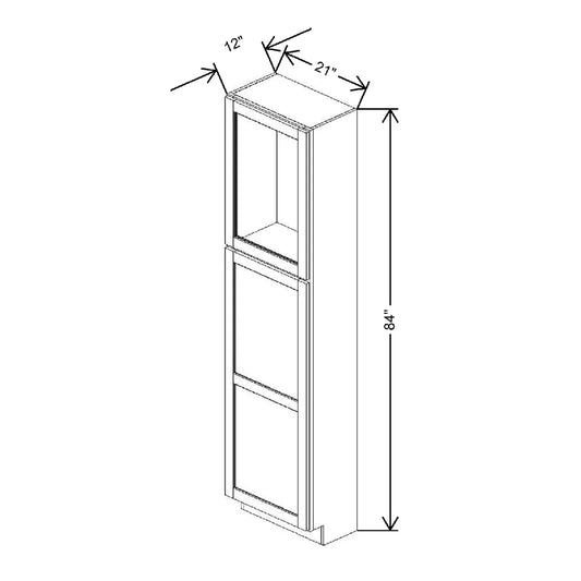 21" W X 84" H X 12" D Specialty Door Utility Cabinet