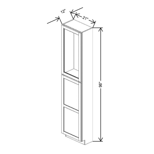 21" W X 96" H X 12" D Specialty Door Utility Cabinet