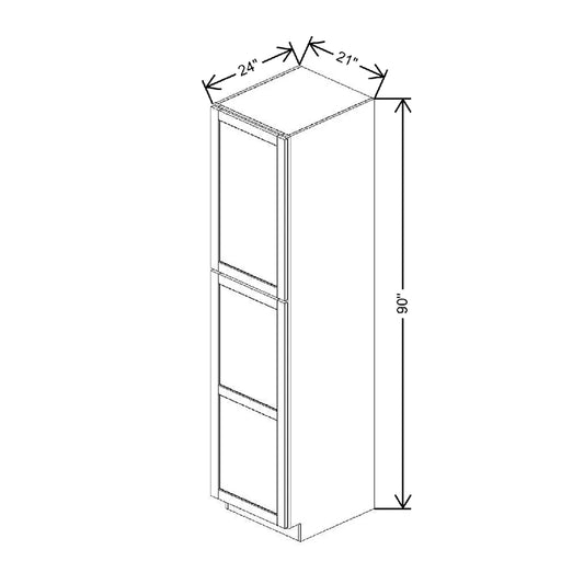 21" W X 90" H X 24" D Utility Cabinet With DROTCC