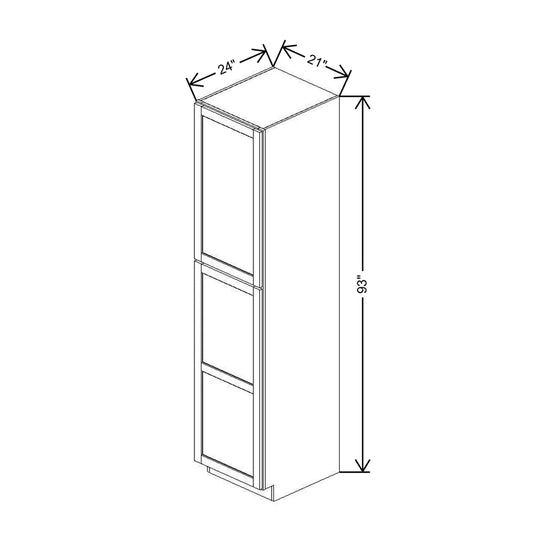 21" W X 93" H X 24" D Utility Cabinet With Shelves