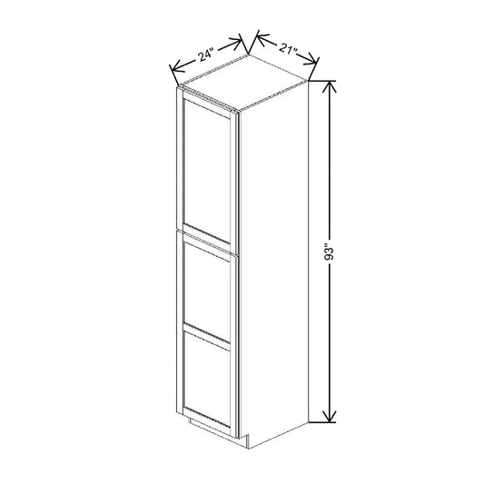 21" W X 93" H X 24" D Utility Cabinet With DROTCC