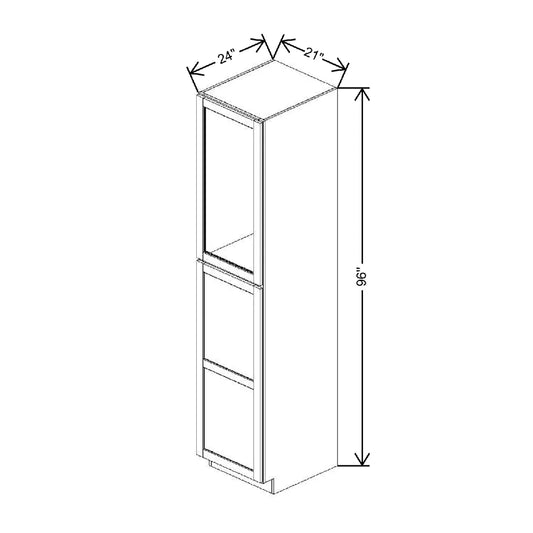 21" W X 96" H X 24" D Specialty Door Utility Cabinet