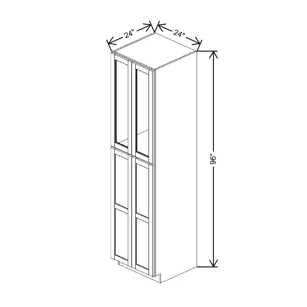 24" W X 96" H X 24" D Specialty Door Utility Cabinet