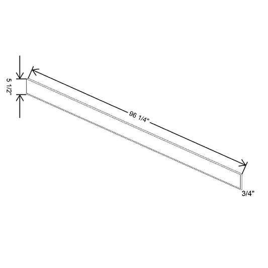 96 1/4" W X 5 1/2" H X 3/4" D Traditional Valance